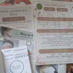 contents of kidchef academy box laid on the floor